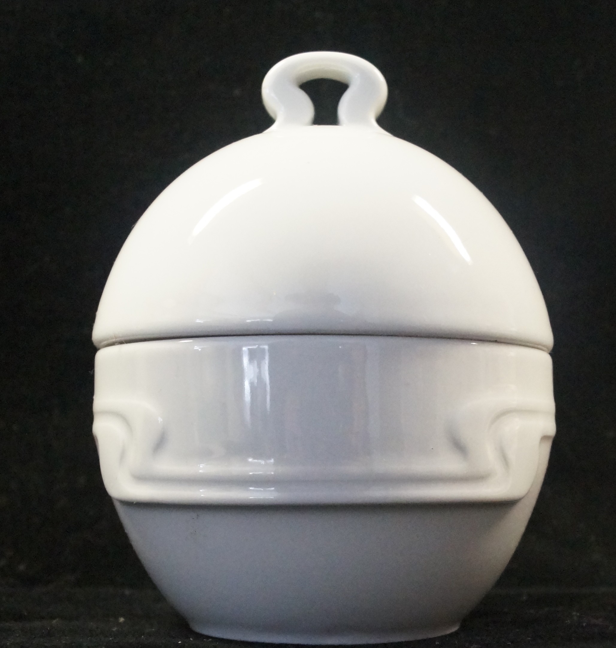 Rosenthal Asimmetria Weiss - Hotel: Zuckerdose H = ca. 10,5 cm; Ø = 9 cm; etwas dickerer Scherben!