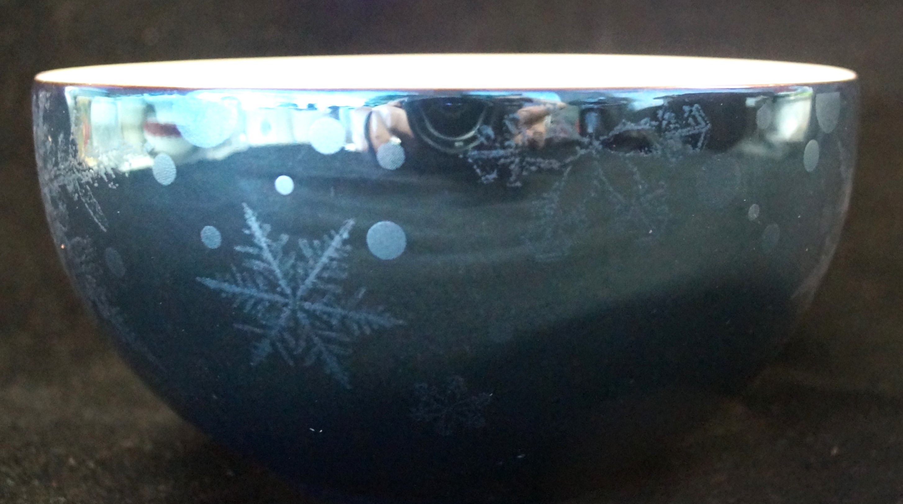 Rosenthal Solitaire Snowflake: Müslischale 13 cm / 0,55 ltr. - Eisblau