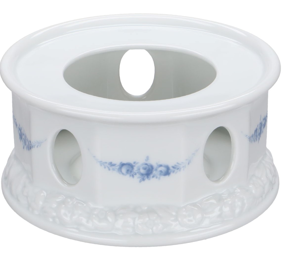 Rosenthal Maria Rosenkante Blau: Stövchen Rosenthal Maria Rosenkante Blau: Stövchen