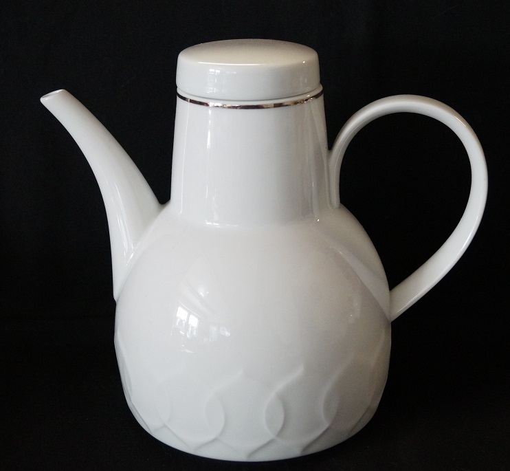 Rosenthal Lotus Platin: Kaffeekanne f. 6 Pers. 1, 30 ltr. Rosenthal Lotus Platin: Kaffeekanne f. 6 Pers. 1, 30 ltr.
