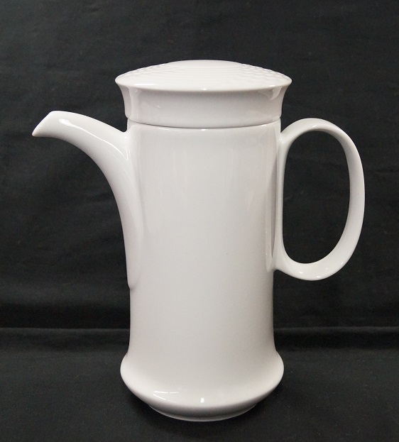 Hutschenreuther Scala Bianca - Weiss - glasiert: Mokka-/Espressokanne H = 18 cm - 0,70 ltr.