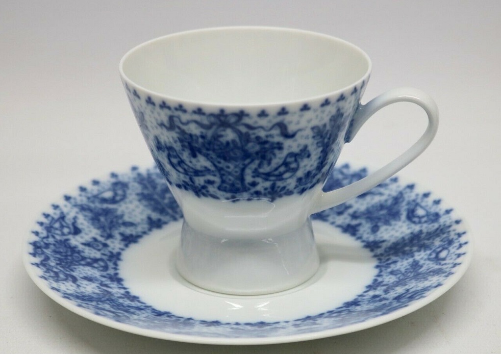 Rosenthal Form 2000 Idyll blau - kobalt: Kaffeetasse 2-tlg. Rosenthal Form 2000 Idyll blau - kobalt: Kaffeetasse 2-tlg.