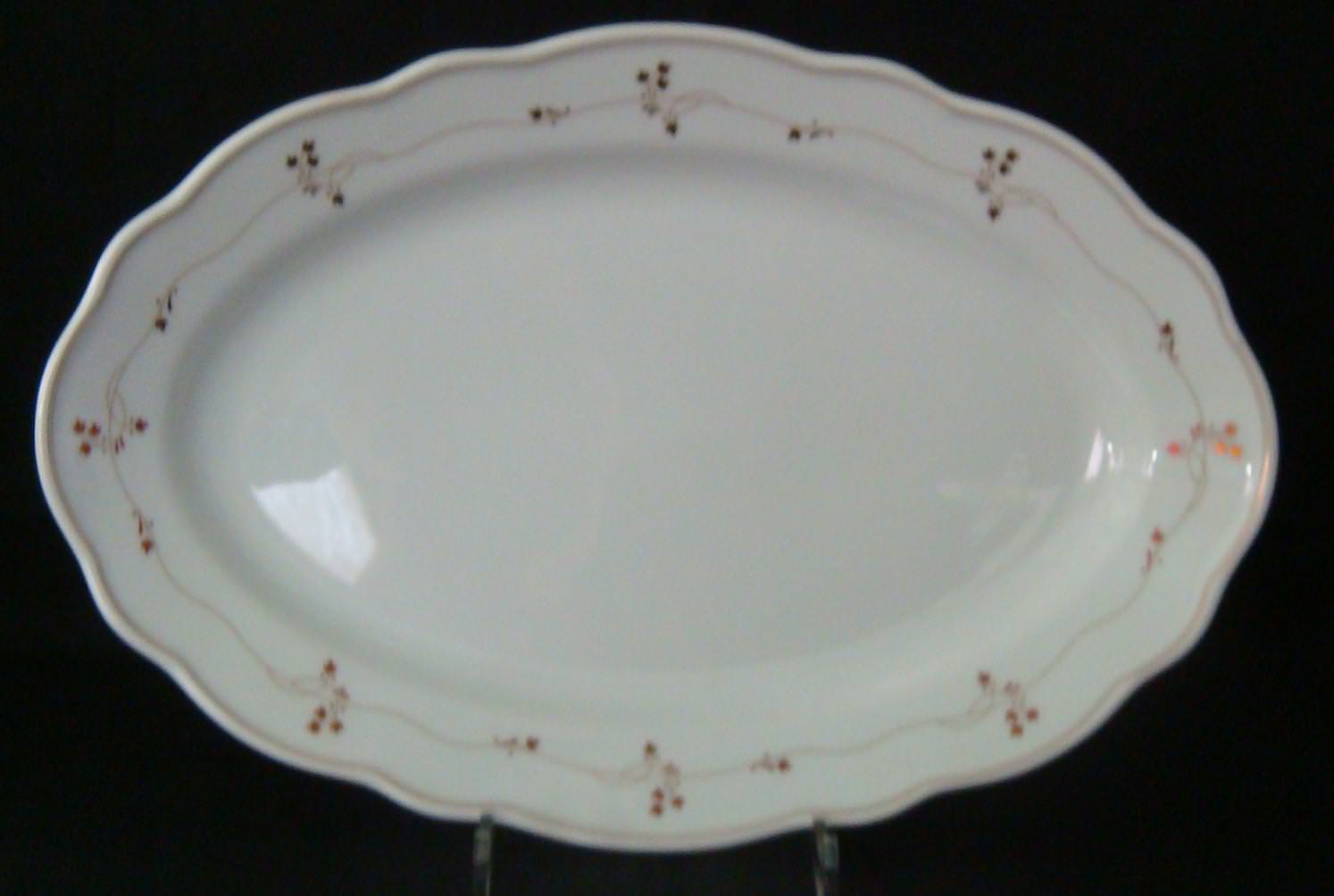 Hutschenreuther Maria Theresia Schloß Bentheim: Platte oval 35 x 23 cm