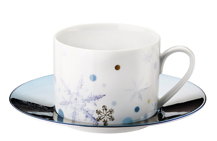 Rosenthal Solitaire Snowflake: Kombitasse 2-tlg. 0,23 ltr. UT = 15,5 cm - Blue Rosenthal Solitaire Snowflake: Kombitasse 2-tlg. 0,23 ltr. UT = 15,5 cm - Blue