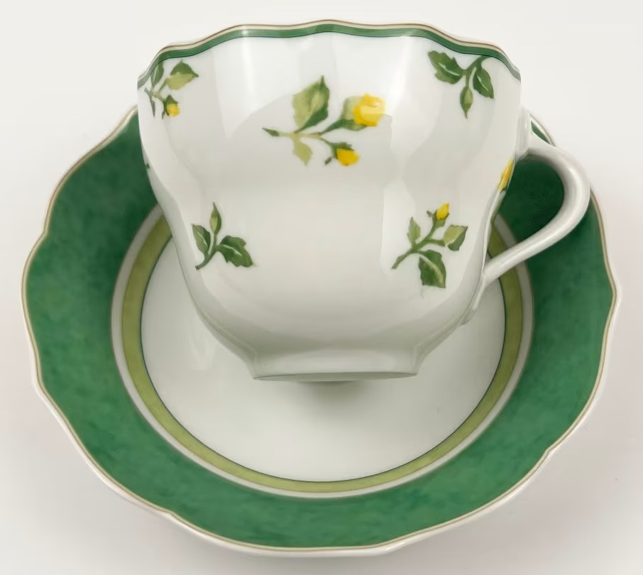Hutschenreuther Medley Summerdream: Kaffeetasse 2-tlg. 0,23 ltr.,  UT Green ohne Spiegel