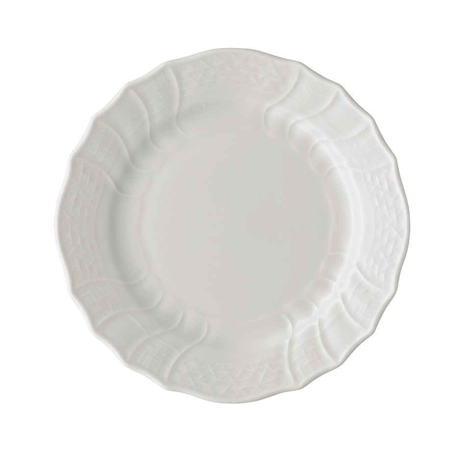 Hutschenreuther Dresden Weiss - Weiß: Frühstücksteller 19,5 cm Hutschenreuther Dresden Weiss - Weiß: Frühstücksteller 19,5 cm