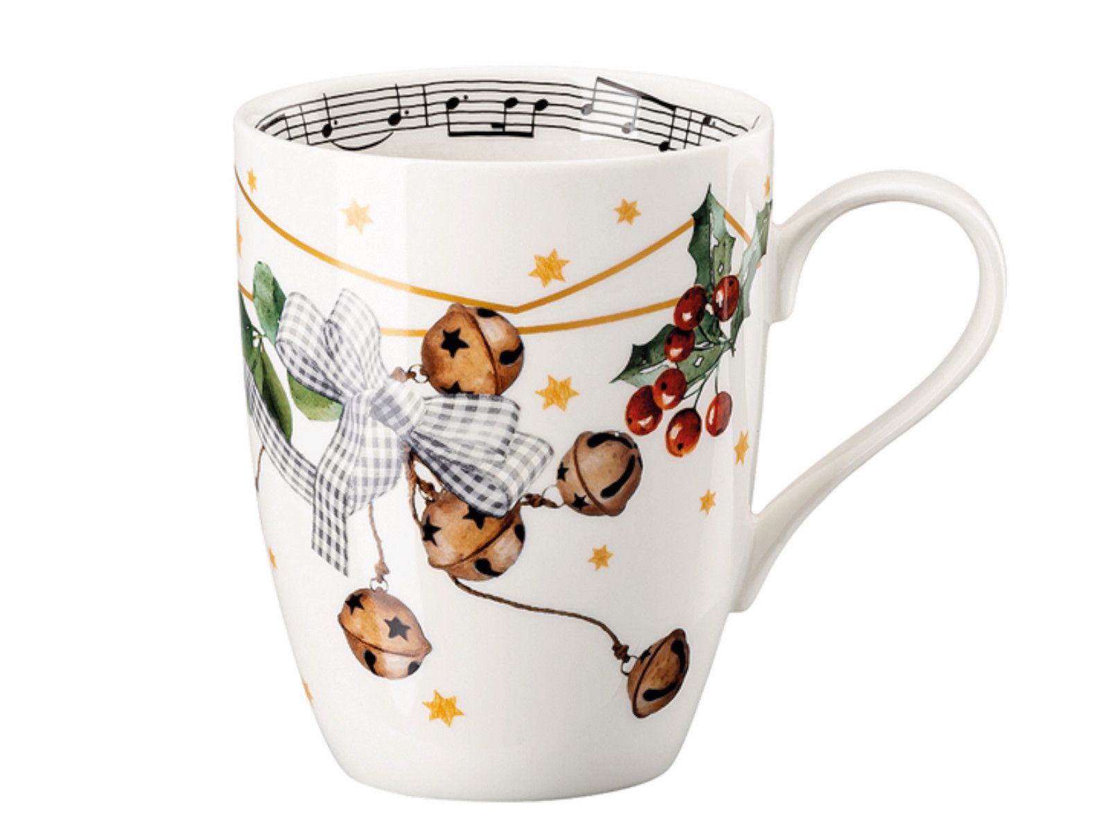 Hutschenreuther Sammelserie Weihnachtslieder 2024 Süßer die Glocken nie klingen: Becher mit Henkel 0,36 ltr. Hutschenreuther Sammelserie Weihnachtslieder 2024 Süßer die Glocken nie klingen: Becher mit Henkel 0,36 ltr.