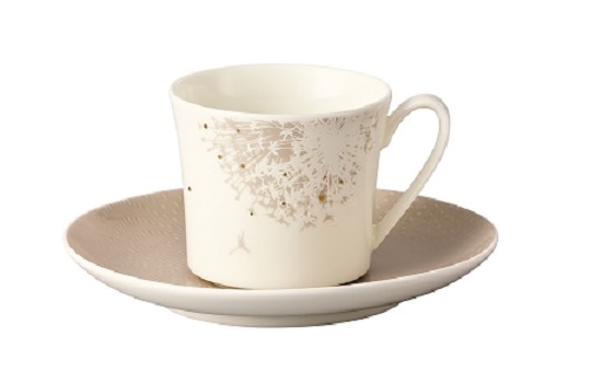 Rosenthal Curve Dandelion: Espressotasse 2-tlg. 0,10 ltr. UT = 12 cm