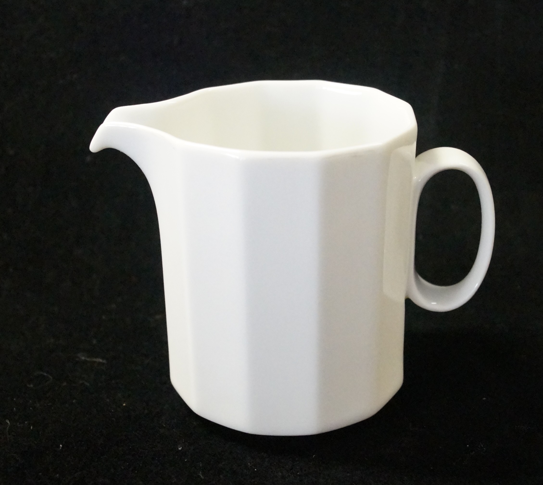 Rosenthal Polygon Weiss - Weiß: Milchkännchen für 2 Personen - Höhe: 7,3 cm; Ø = 5,7 cm;