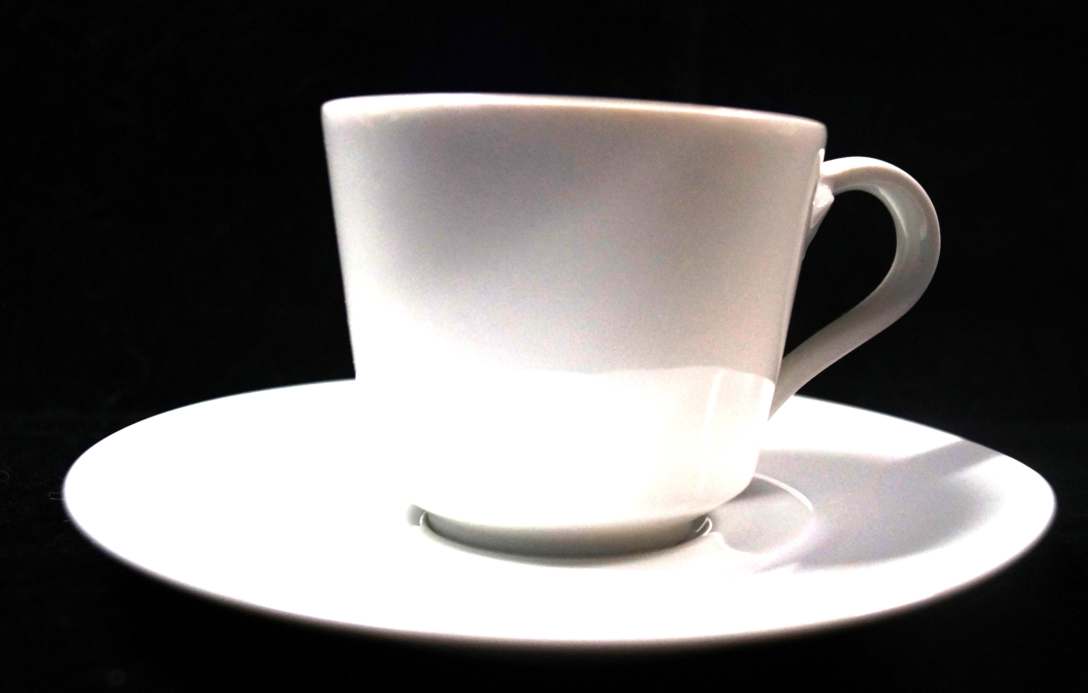 Hutschenreuther Louvre weiss: Kaffeetasse 2-tlg.